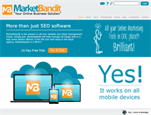 Tablet Screenshot of marketbandit.com